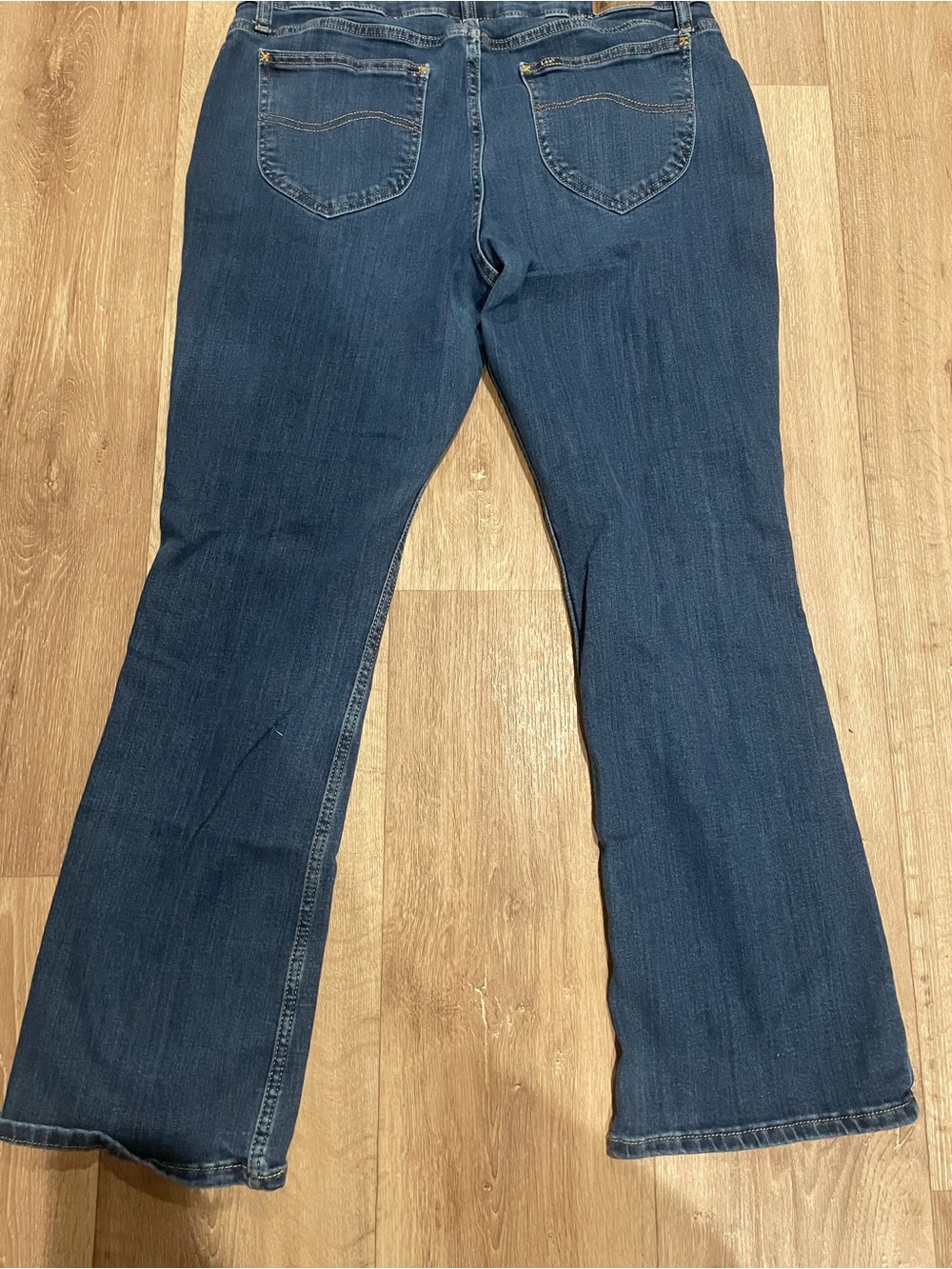 Lee Women's Dark Blue Flare Jeans - Picture 4 of 4
